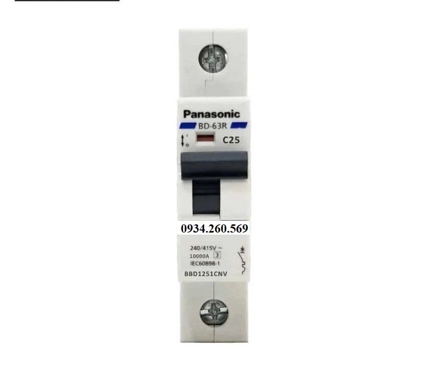 Cầu dao tép 1P 25A BBD1251