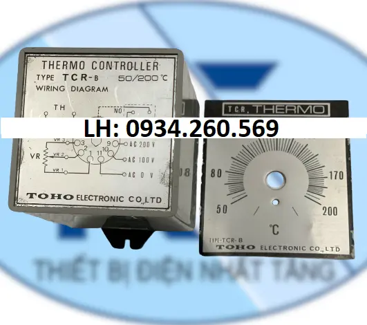 Đồng hồ đo nhiệt độ TCR-B Toho 5/200 độ C