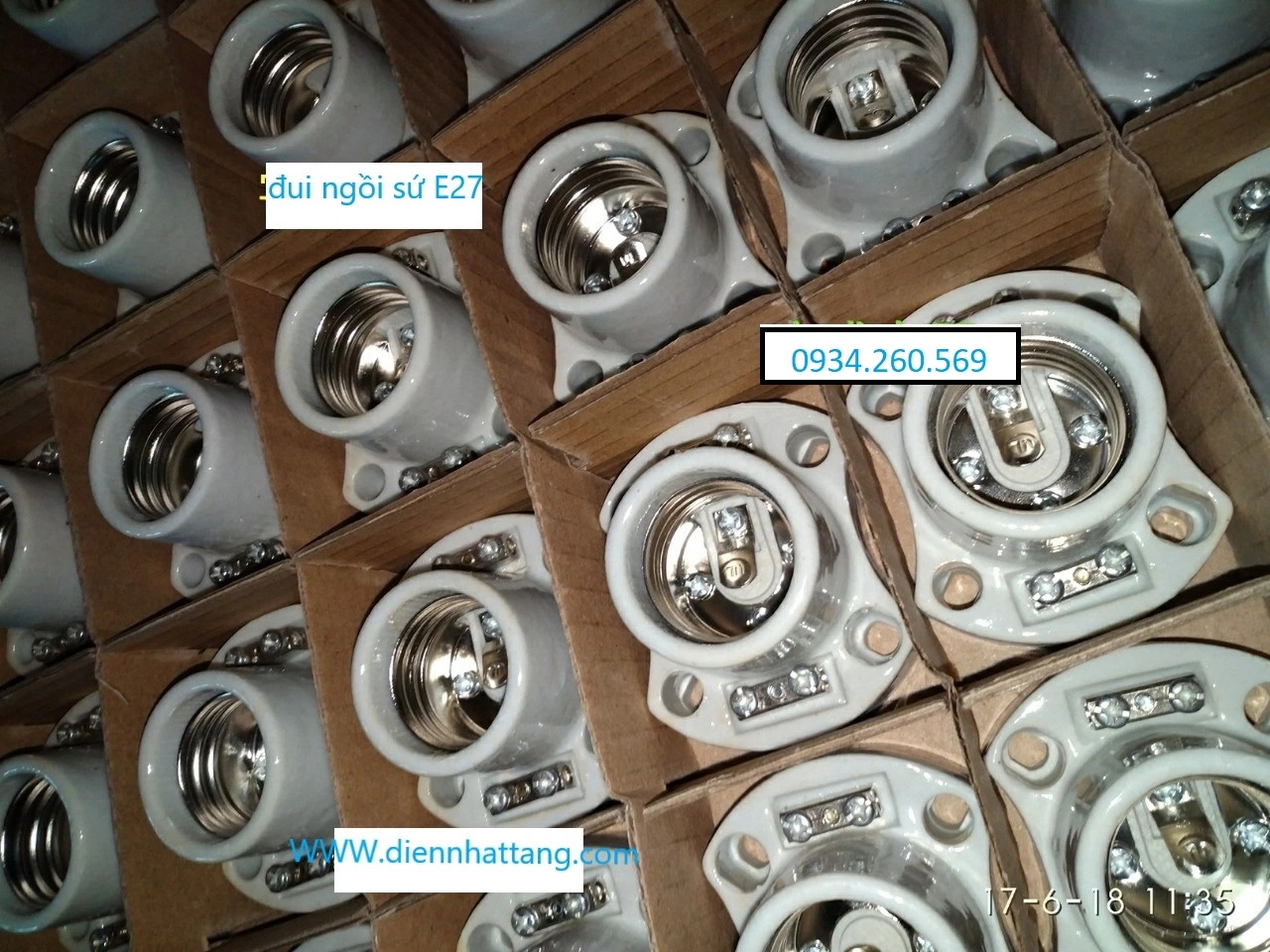 Đui ngồi sứ E27