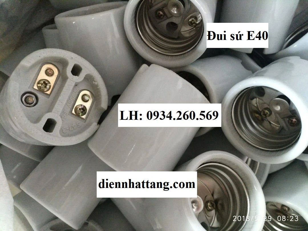 Đui sứ E40